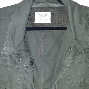 Multi fabric Utility Jacket.